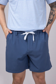 Mens Simply Southern 6.5” Dock Shorts for Men in Blue