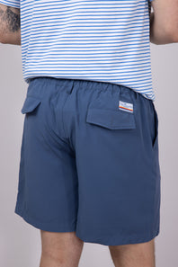 Mens Simply Southern 6.5” Dock Shorts for Men in Blue