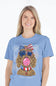 Simply Southern Sweet Land of Liberty T-Shirt for Women in Wave