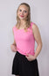 Womens Simply Southern Double Layer Tank Top for Women in Pink