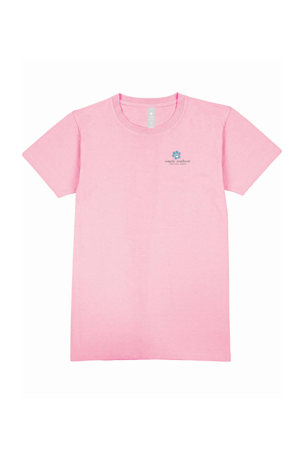 Simply Southern Shirts Easily Distracted By Dogs T-shirt for Women in Pink