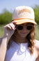 Simply Southern Embroidered Good Energy Hat for Women in Yellow