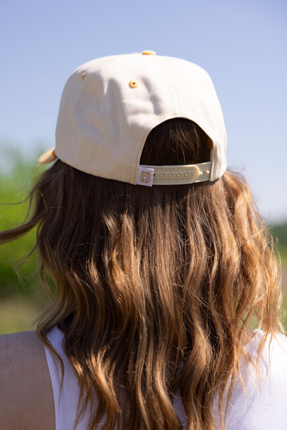 Simply Southern Embroidered Good Energy Hat for Women in Yellow
