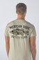 Simply Southern Mens Camo Fish T-Shirt for Men in Beige