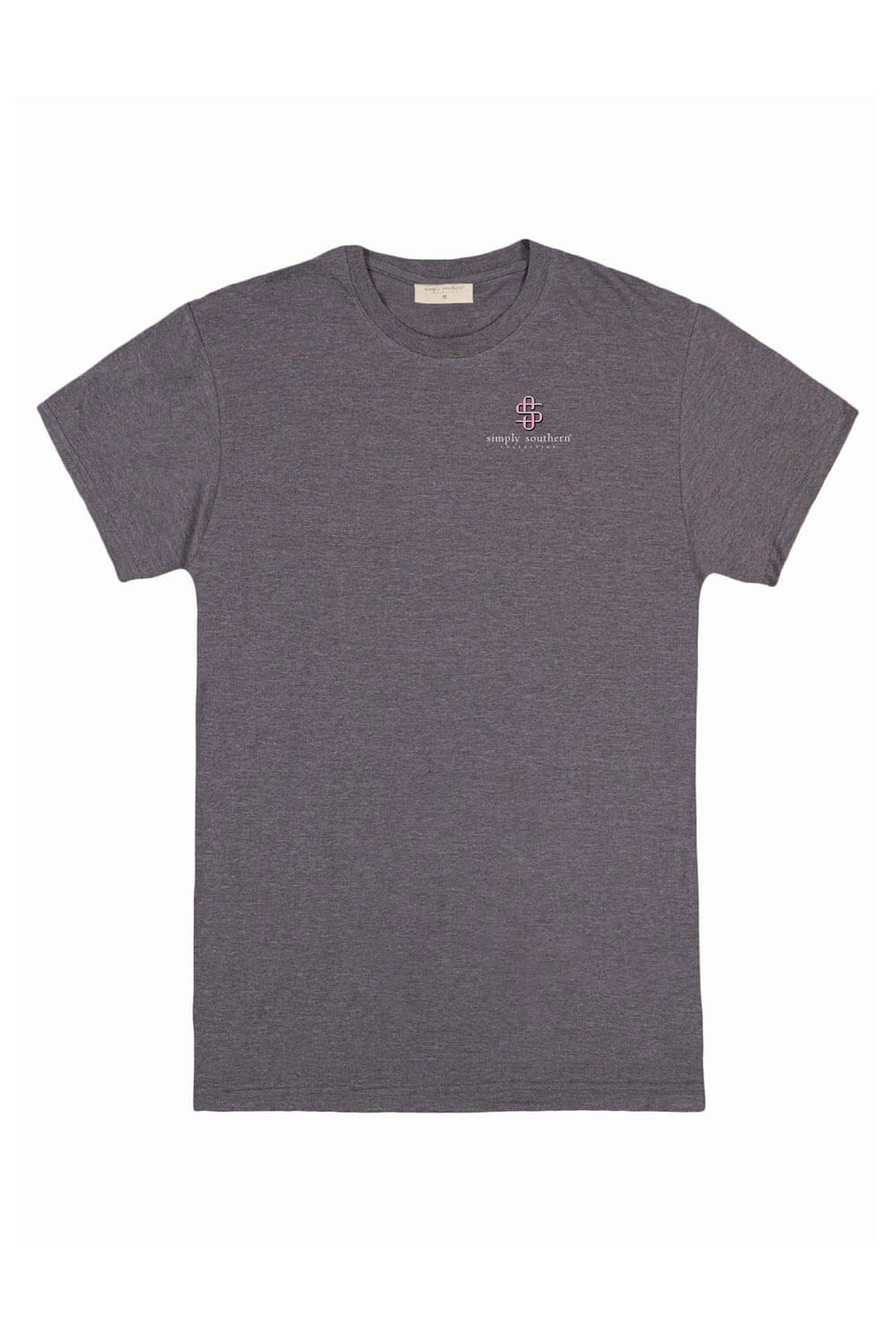 Simply Southern Womens Plus Size Four Legged T-shirt for Women in Iron Heather Grey