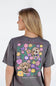 Simply Southern T-Shirts Four Legged T-shirt for Women in Iron Heather Grey
