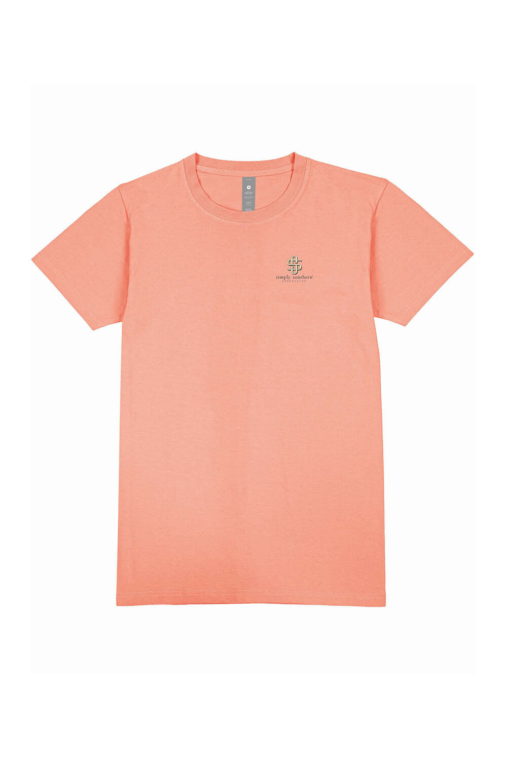 Simply Southern Frog Love Yourself T-Shirt for Women in Peach
