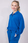 Womens Simply Southern Gigi ¼ Snap Collar Modal Pullover for Women in Royal Blue