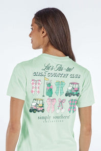 Simply Southern Golf Country T-Shirt for Women in Mint