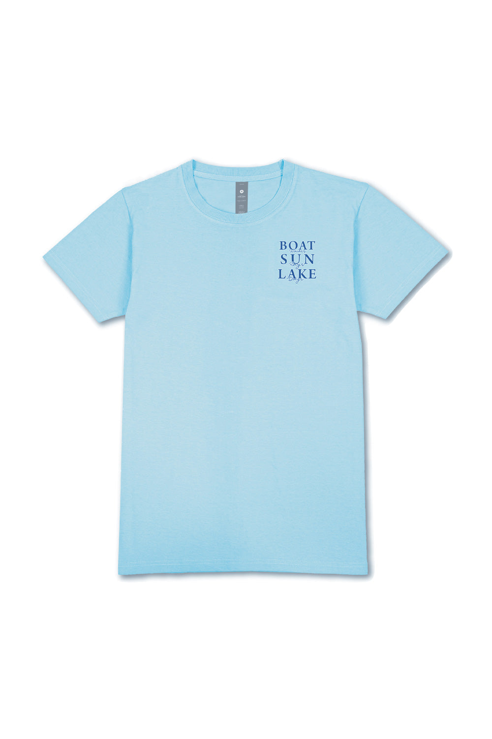 Simply Southern Plus Size Lake Days T-Shirt for Women in Sky Blue