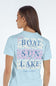 Simply Southern Lake Days T-Shirt for Women in Sky Blue