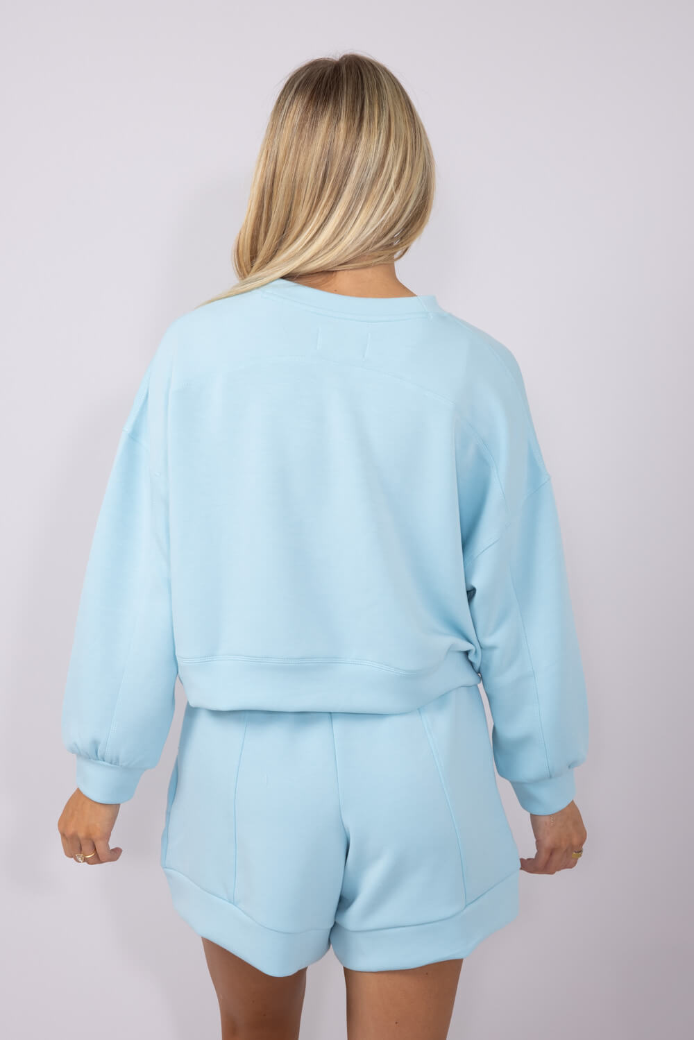 Simply Southern Womens Laney Modal Pullover for Women in Ice Blue