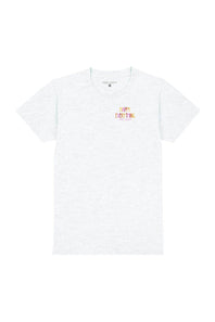 Simply Southern Plus Size Happy Everything T-Shirt for Women in Ash Gray