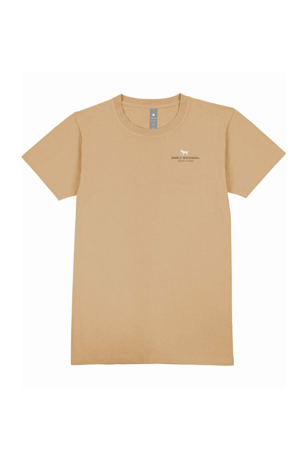 Simply Southern Men's Shirts Mallard Duck T-Shirt for Men in Khaki