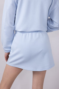 Womens Simply Southern Modal Knit Athletic Skort for Women in Powder Blue