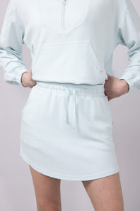 Simply Southern Womens Modal Knit Athletic Skort for Women in Seafoam