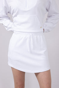 Womens Simply Southern Modal Knit Athletic Skort for Women in White