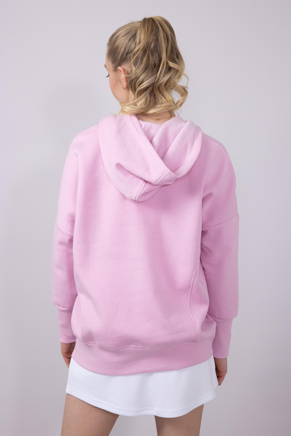 Womens Simply Southern Oversized ½ Snap Hoodie for Women in Pink