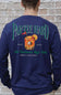 Men's Simply Southern T-Shirt Long Sleeve Partee Hard T-Shirt for Men in Navy