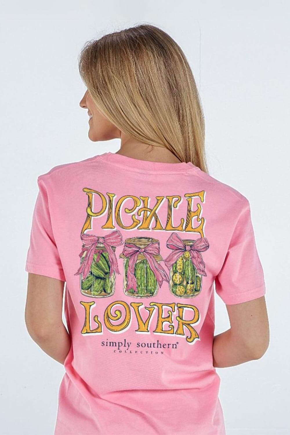 Simply Southern Pickle Lover T-Shirt for Women in Fancy Candy