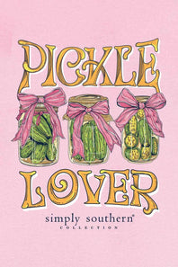 Simply Southern Pickle Lover T-Shirt for Women in Fancy Candy