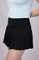 Womens Simply Southern Pleated Skort for Women in Black 