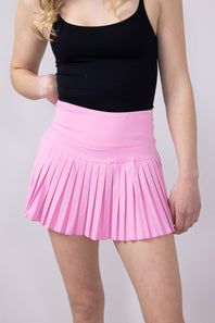 Womens Simply Southern Pleated Skort for Women in Blush