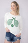 Women's Simply Southern Clothing Tennis Sweater for Women in Cream