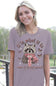 Simply Southern It Is What It Is Raccoon T-Shirt for Women in Purple