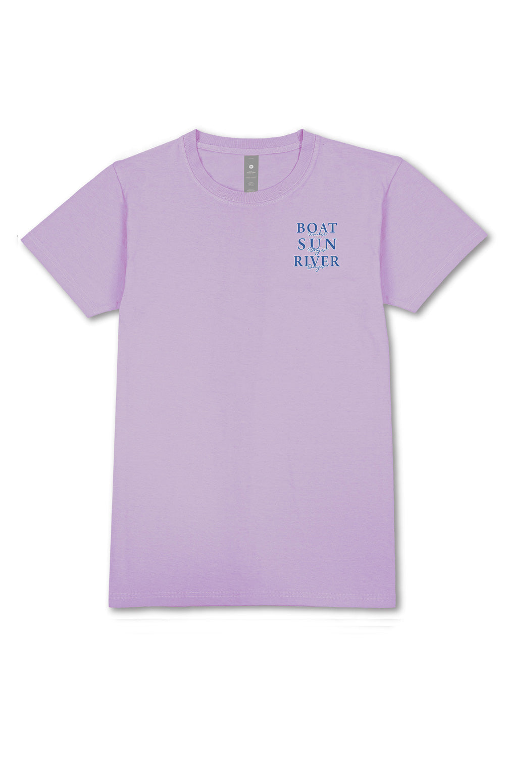 Simply Southern Plus Size River Days T-Shirt for Women in Lilac