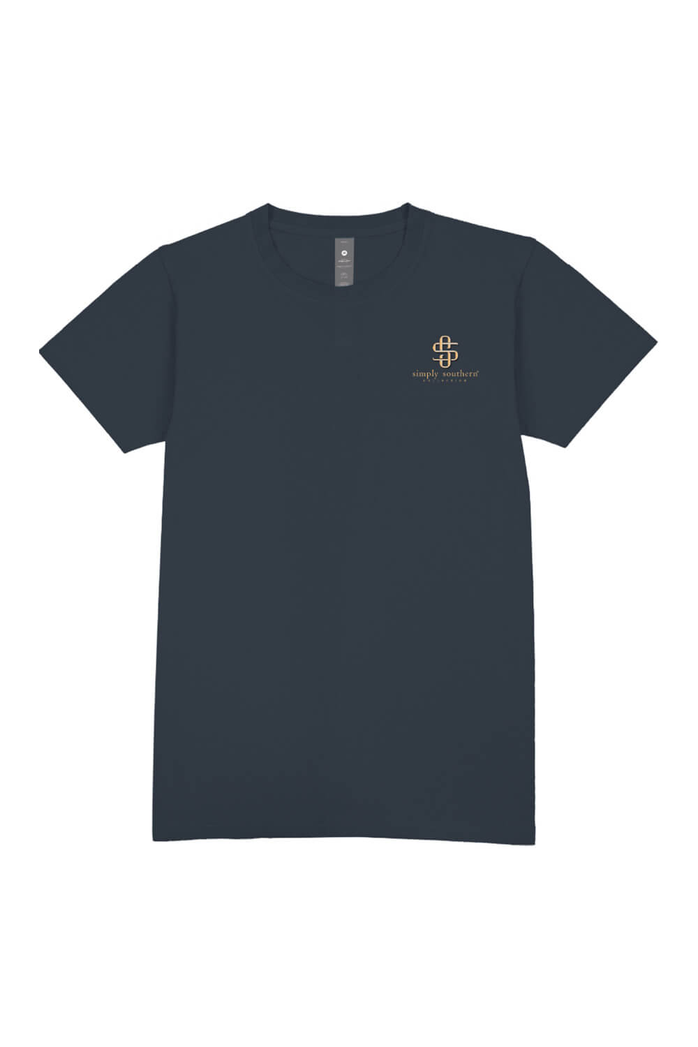 Simply Southern Plus Size Whole To Shine T-Shirt for Women in Heather Navy