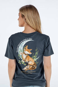 Women's Simply Southern Shirts Whole To Shine T-Shirt for Women in Heather Navy