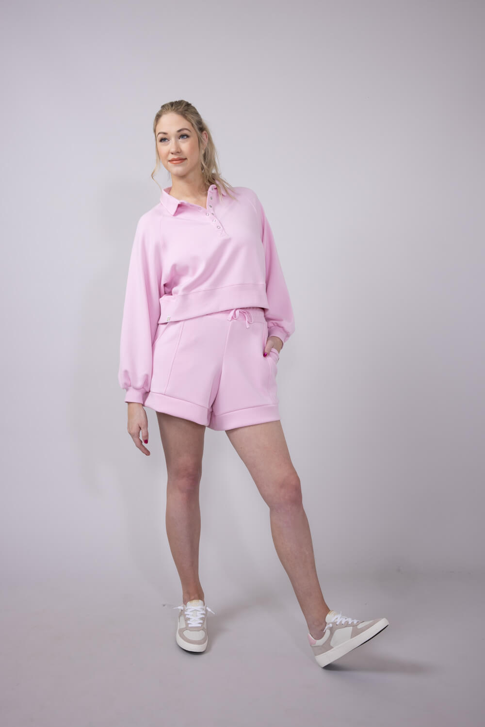 Simply Southern Women's Sophie Modal Shorts for Women in Pink 