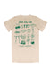 Simply Southern Plus Size Lucky Girl T-shirt for Women in Washed Ecru
