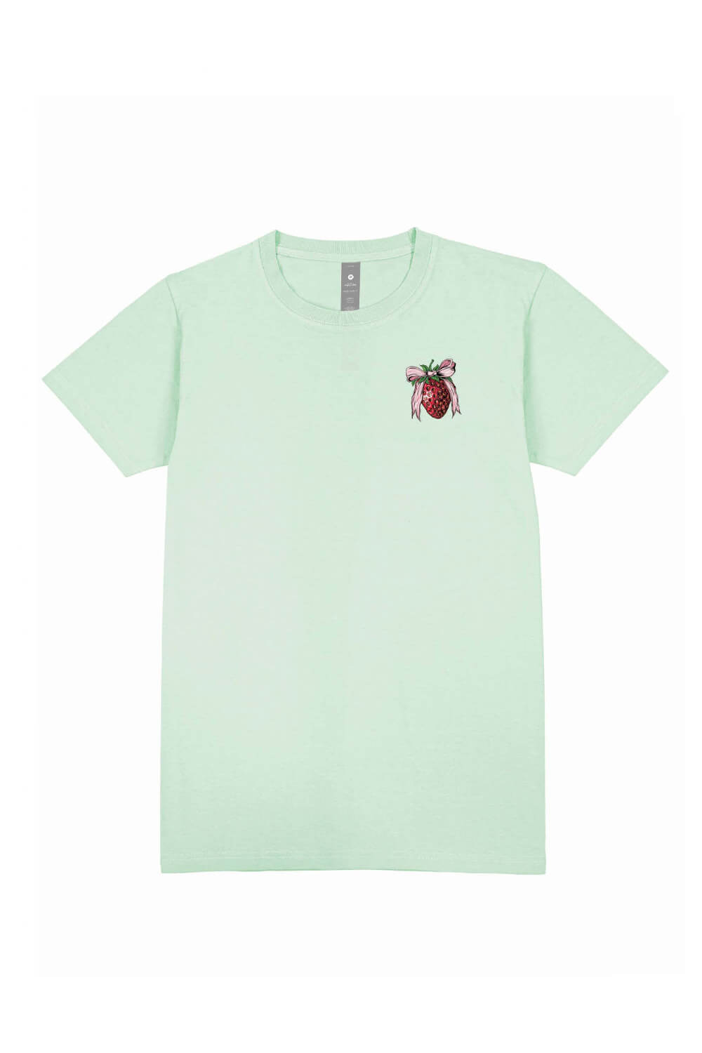 Womens Simply Southern Strawberry T-Shirt for Women in Mint