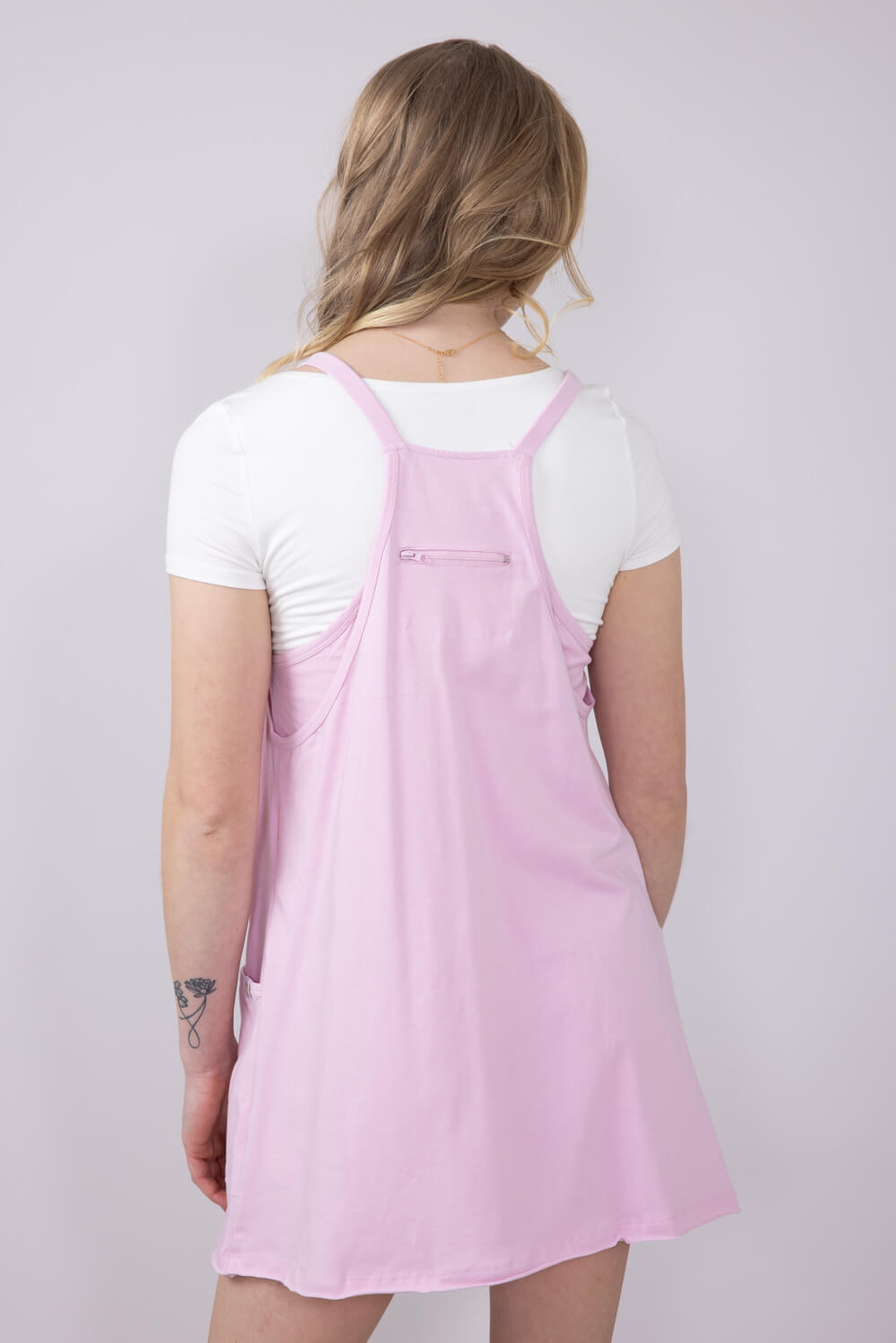 Simply Southern Womens Tara Romper Dress for Women in Pink