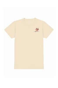 Simply Southern Plus Size Teacher T-Shirt for Women in Natural