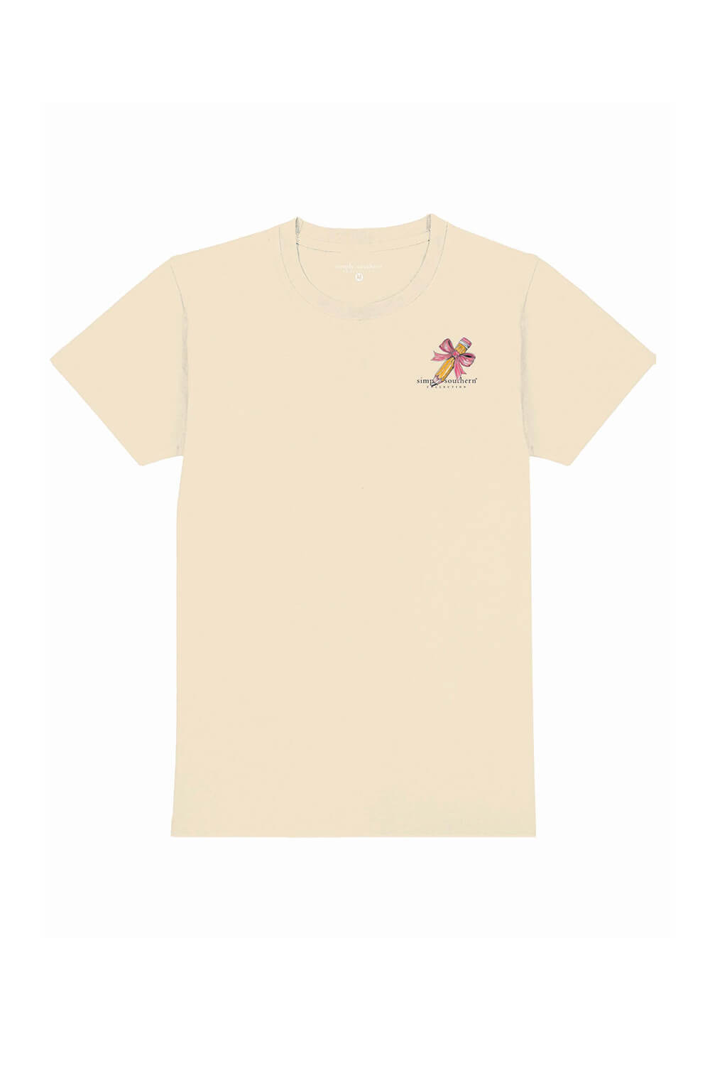 Simply Southern Teacher T-Shirt for Women in Natural