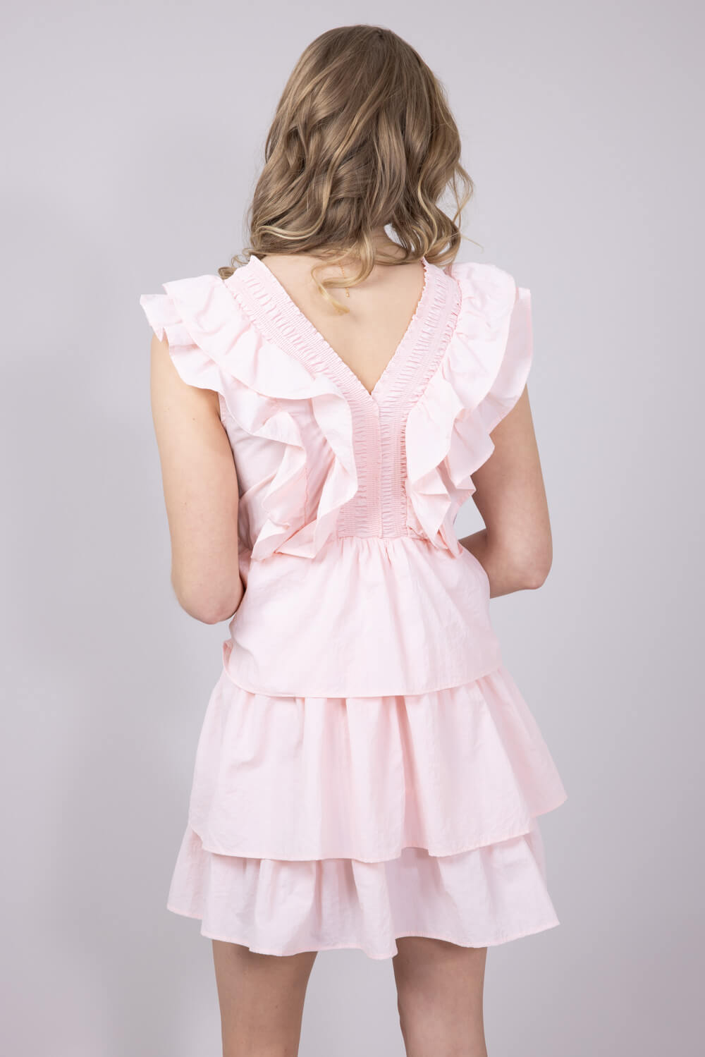 Simply Southern Womens Tiered Ruffle Dress for Women in Blossom