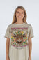 Simply Southern Womens Too Much T-Shirt for Women in Washed Ecru