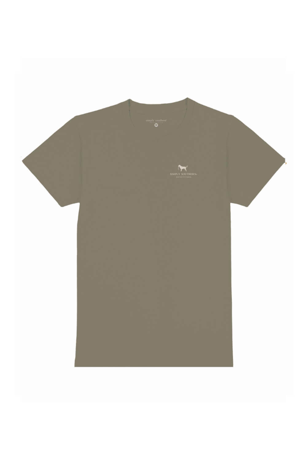 Men's Simply Southern Camo Dog T-Shirt for Men in Brown