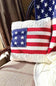 Simply Southern Sweater USA Flag Pillow in Cream