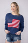 Simply Southern Clothing USA Sweater for Women in Dark Blue
