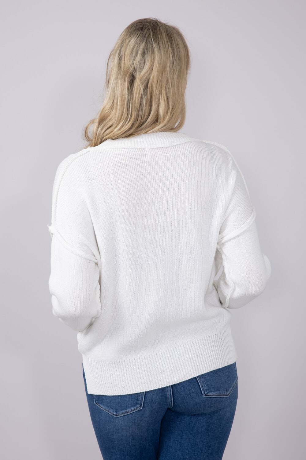 Women's Simply Southern USA Sweater for Women in Ivory