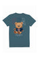 Simply Southern Plus Size Teddy Bear T-Shirt for Women in Comet Blue