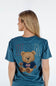 Simply Southern Teddy Bear T-Shirt for Women in Comet Blue