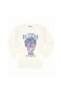 Girls Simply Southern Youth Bloom Fleece Sweatshirt for Girls in White