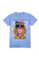 Simply Southern Youth Sweet Land Of Liberty T-Shirt for Girls in Wave Blue