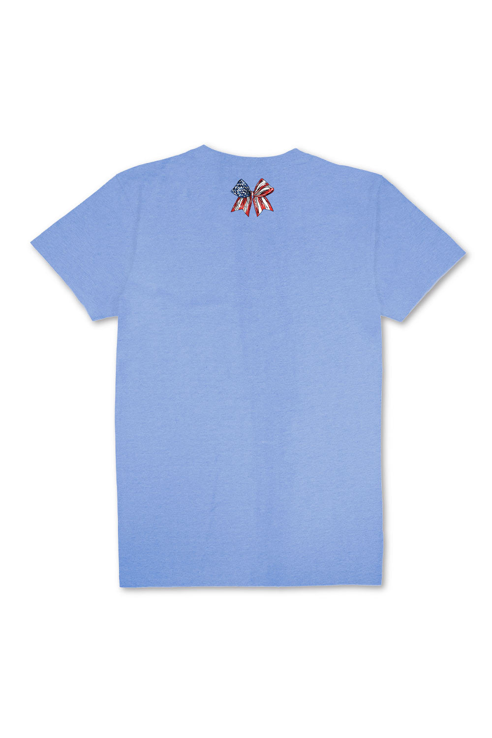 Simply Southern Youth Sweet Land Of Liberty T-Shirt for Girls in Wave Blue
