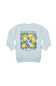 Simply Southern Youth Girls Easy Peasy Fleece Sweatshirt for Girls in Mint